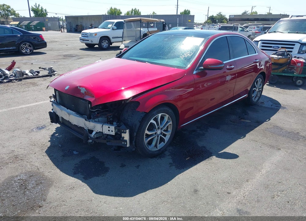 2016 MERCEDES-BENZ C CLASS VIN: 55SWF4JB1GU159412