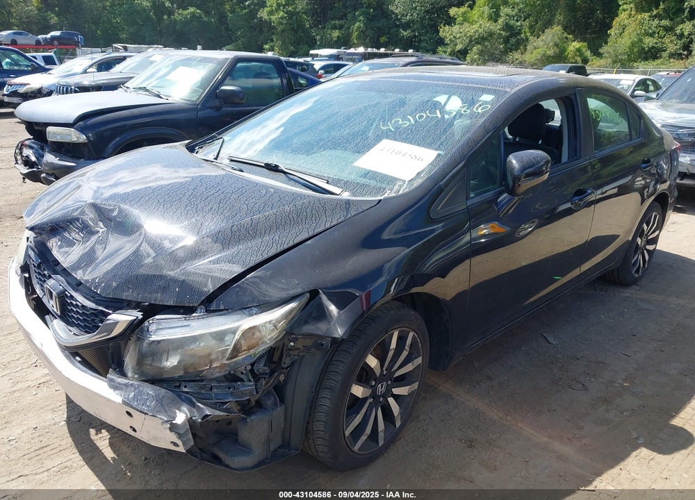 2015 HONDA CIVIC VIN: 19XFB2F96FE249098