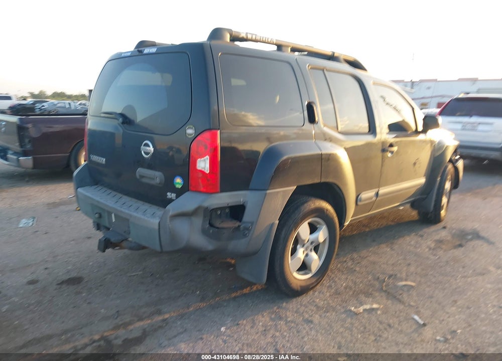 2006 NISSAN XTERRA SE VIN: 5N1AN08W16C554813