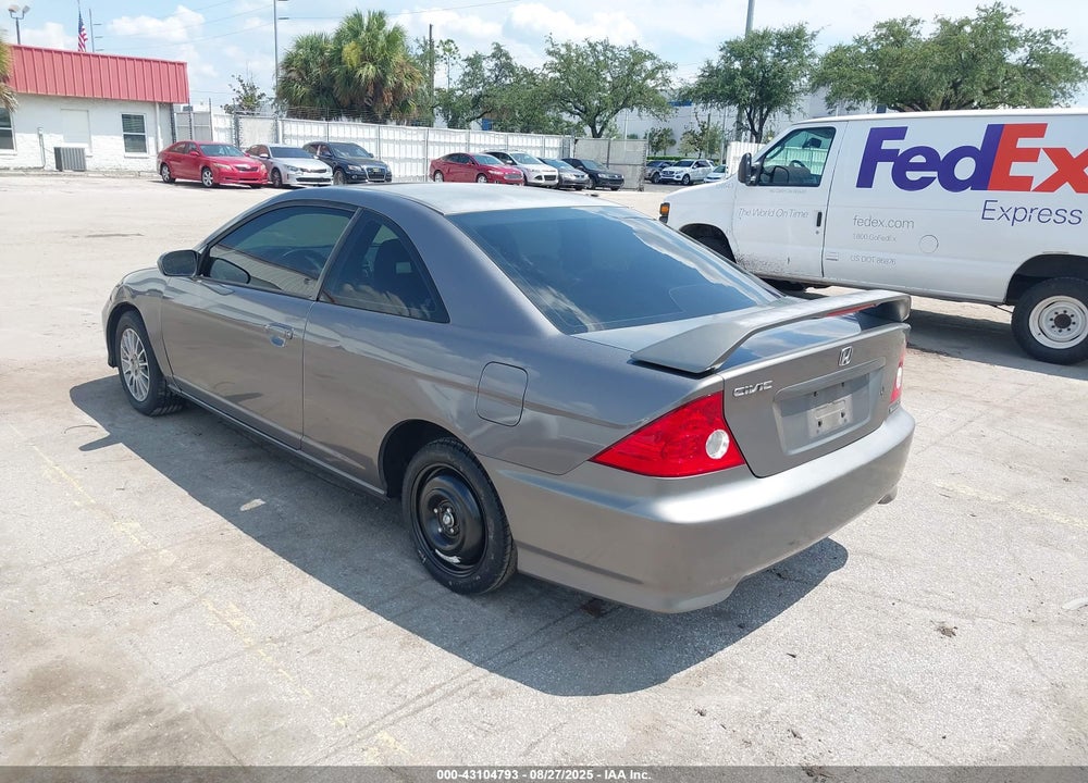 2005 HONDA CIVIC EX VIN: 1HGEM22985L049701