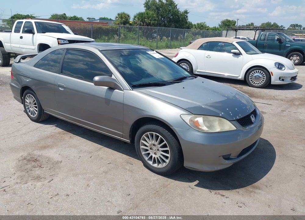 2005 HONDA CIVIC EX VIN: 1HGEM22985L049701