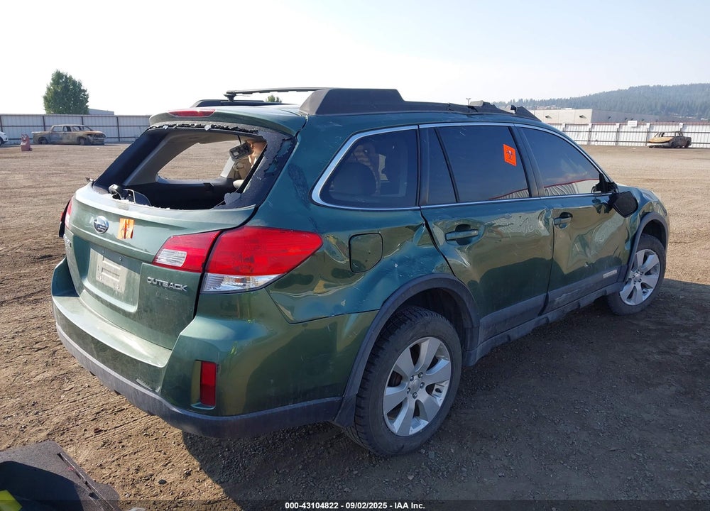 2010 SUBARU OUTBACK VIN: 4S4BRBGC6A3342705
