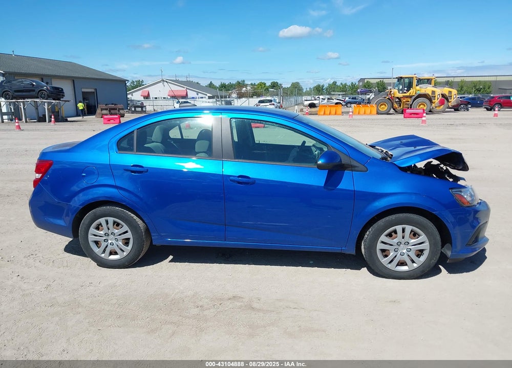 2018 CHEVROLET SONIC VIN: 1G1JB5SH8J4104348