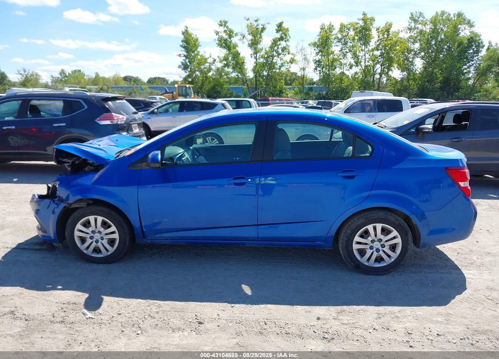 2018 CHEVROLET SONIC VIN: 1G1JB5SH8J4104348
