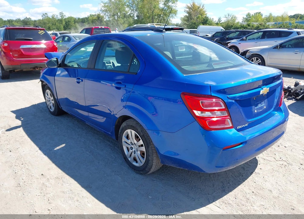 2018 CHEVROLET SONIC VIN: 1G1JB5SH8J4104348