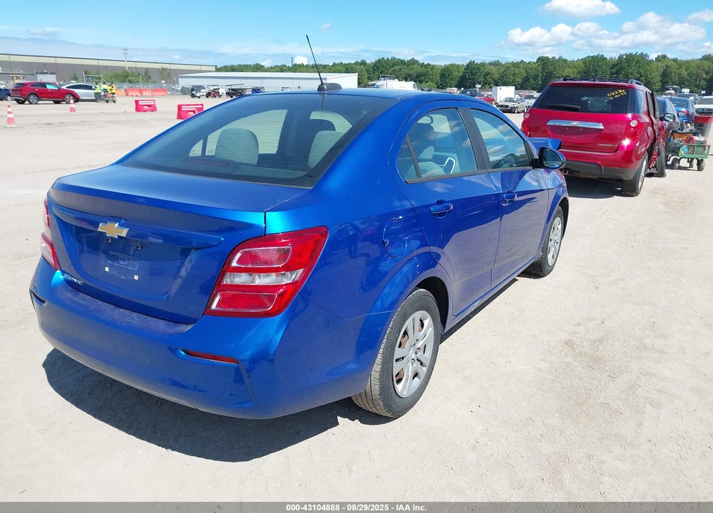 2018 CHEVROLET SONIC VIN: 1G1JB5SH8J4104348
