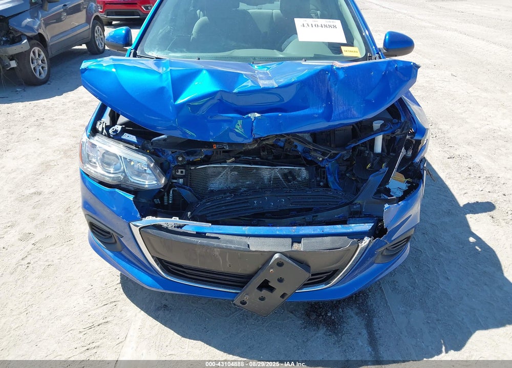2018 CHEVROLET SONIC VIN: 1G1JB5SH8J4104348