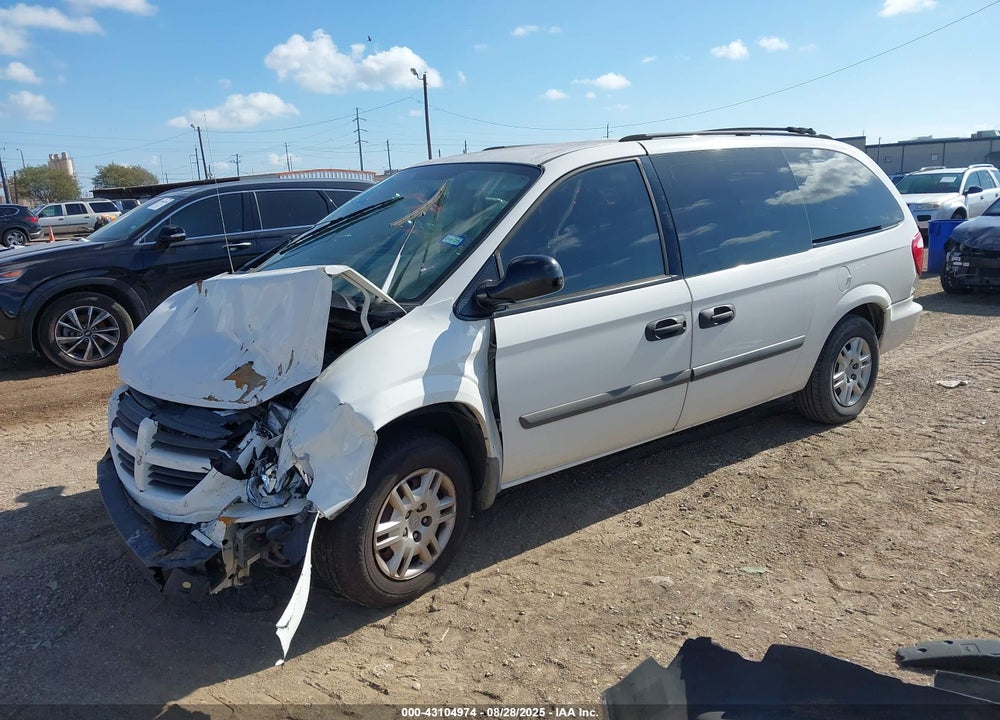 2007 DODGE GRAND CARAVAN SE VIN: 1D4GP24E37B172486