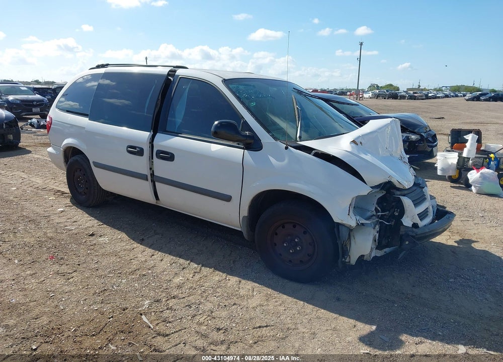 2007 DODGE GRAND CARAVAN SE VIN: 1D4GP24E37B172486