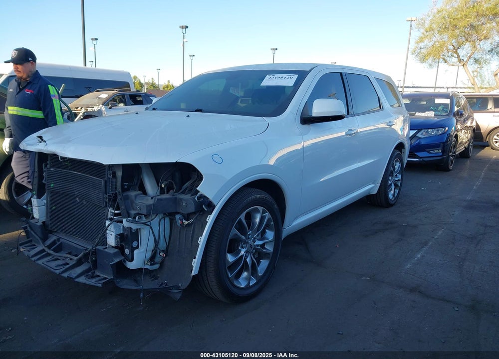 2019 DODGE DURANGO VIN: 1C4RDHDG2KC535334