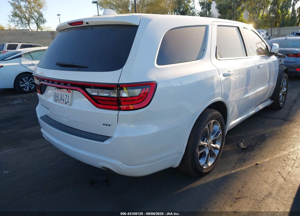 2019 DODGE DURANGO VIN: 1C4RDHDG2KC535334
