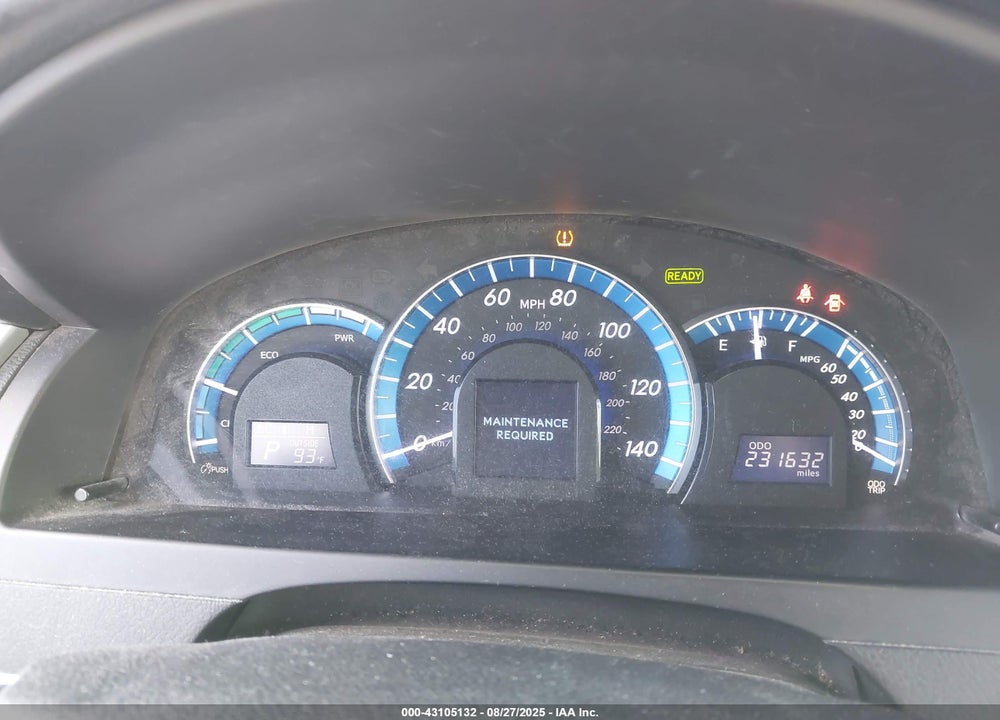 2014 TOYOTA CAMRY HYBRID VIN: 4T1BD1FK0EU141450