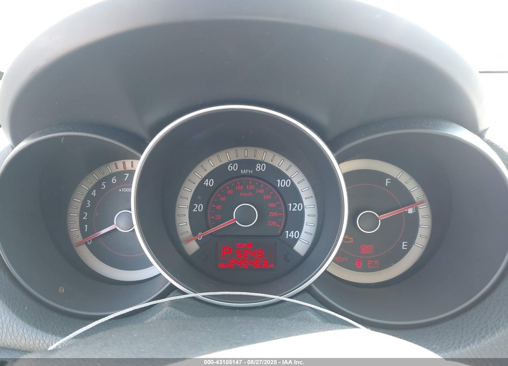 2010 KIA FORTE VIN: KNAFU4A21A5099807