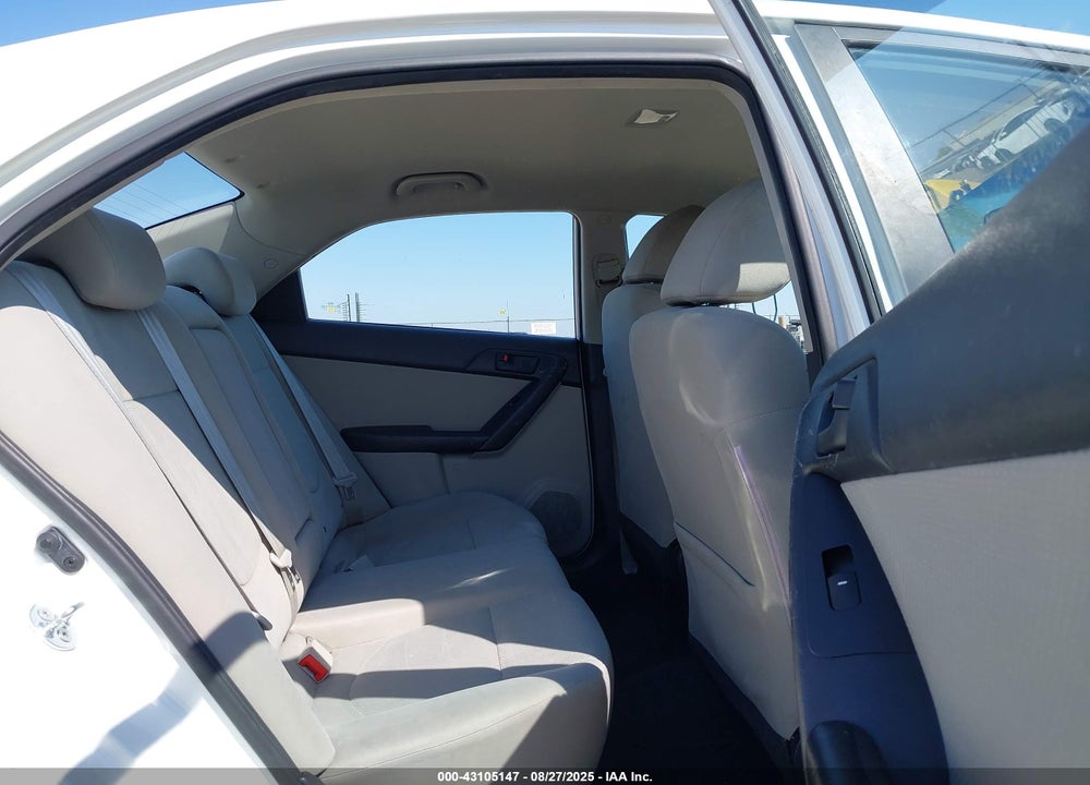 2010 KIA FORTE VIN: KNAFU4A21A5099807