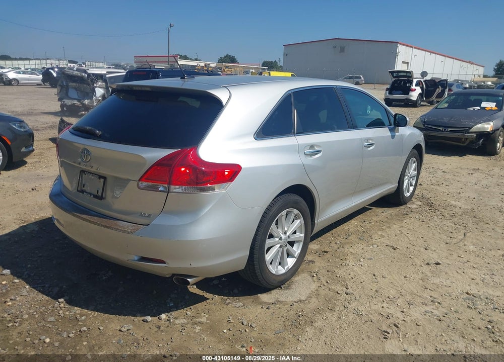 2012 TOYOTA VENZA XLE VIN: 4T3ZA3BBXCU061893