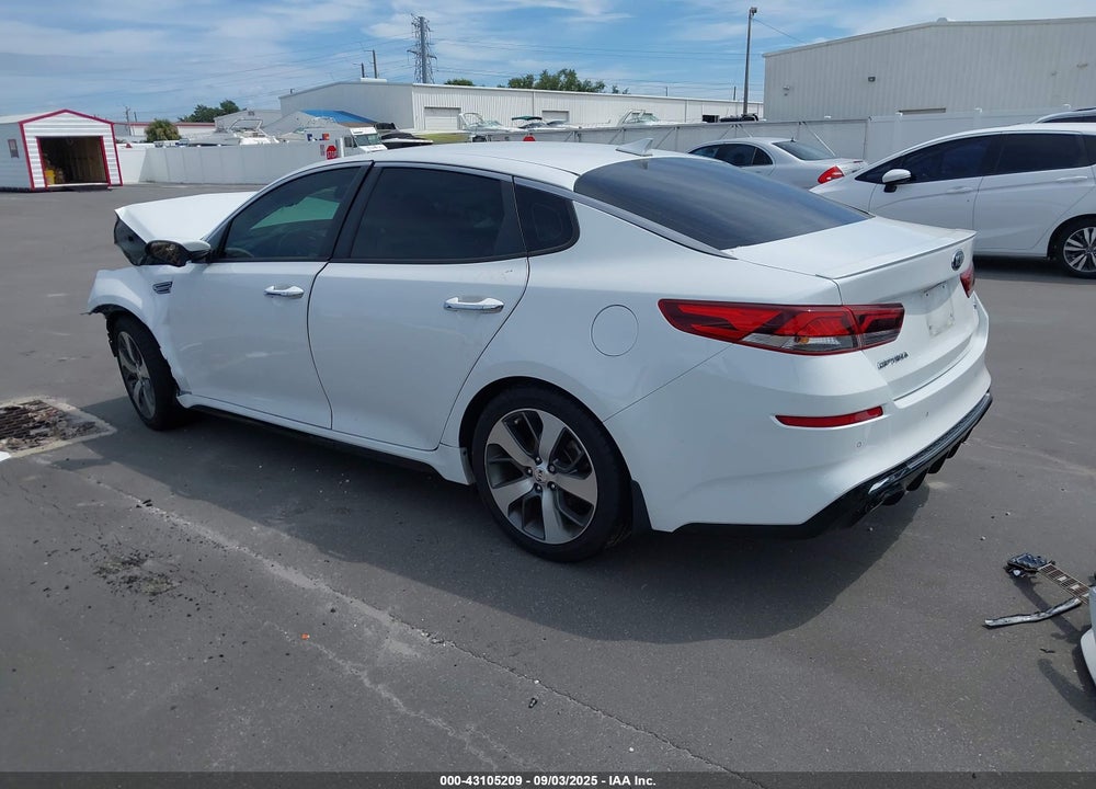 2019 KIA OPTIMA S VIN: 5XXGT4L35KG326655