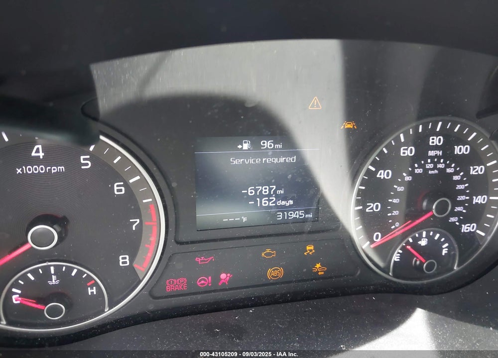 2019 KIA OPTIMA S VIN: 5XXGT4L35KG326655