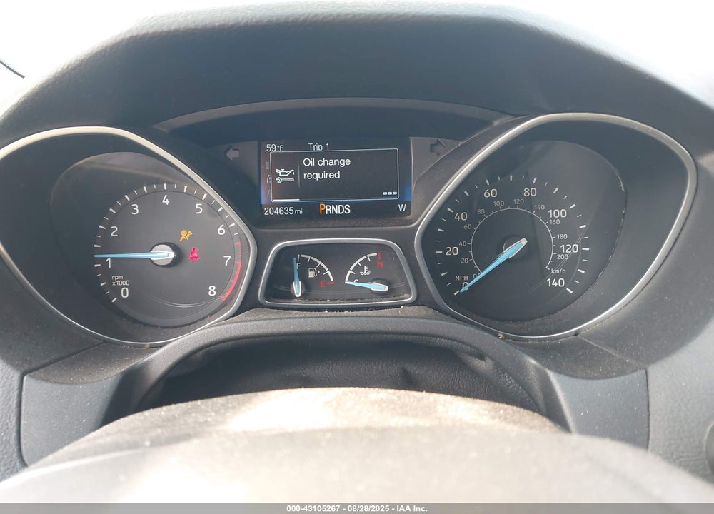 2015 FORD FOCUS VIN: 1FADP3N27FL260899