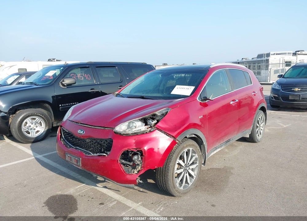 2017 KIA SPORTAGE EX VIN: KNDPNCAC5H7158265