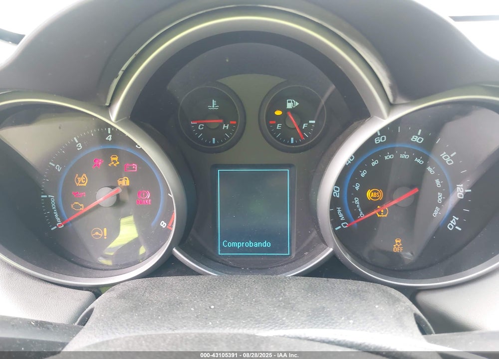 2013 CHEVROLET CRUZE VIN: 1G1PC5SB8D7151742