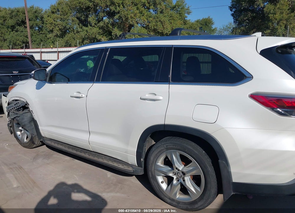 2016 TOYOTA HIGHLANDER LIMITED V6 VIN: 5TDDKRFH0GS302067