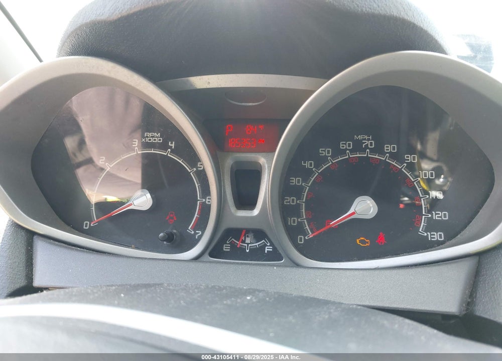 2011 FORD FIESTA VIN: 3FADP4BJ4BM227563