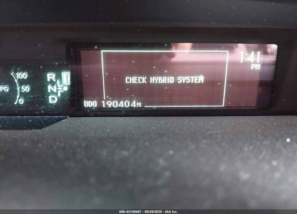 2011 TOYOTA PRIUS THREE VIN: JTDKN3DU8B0316743