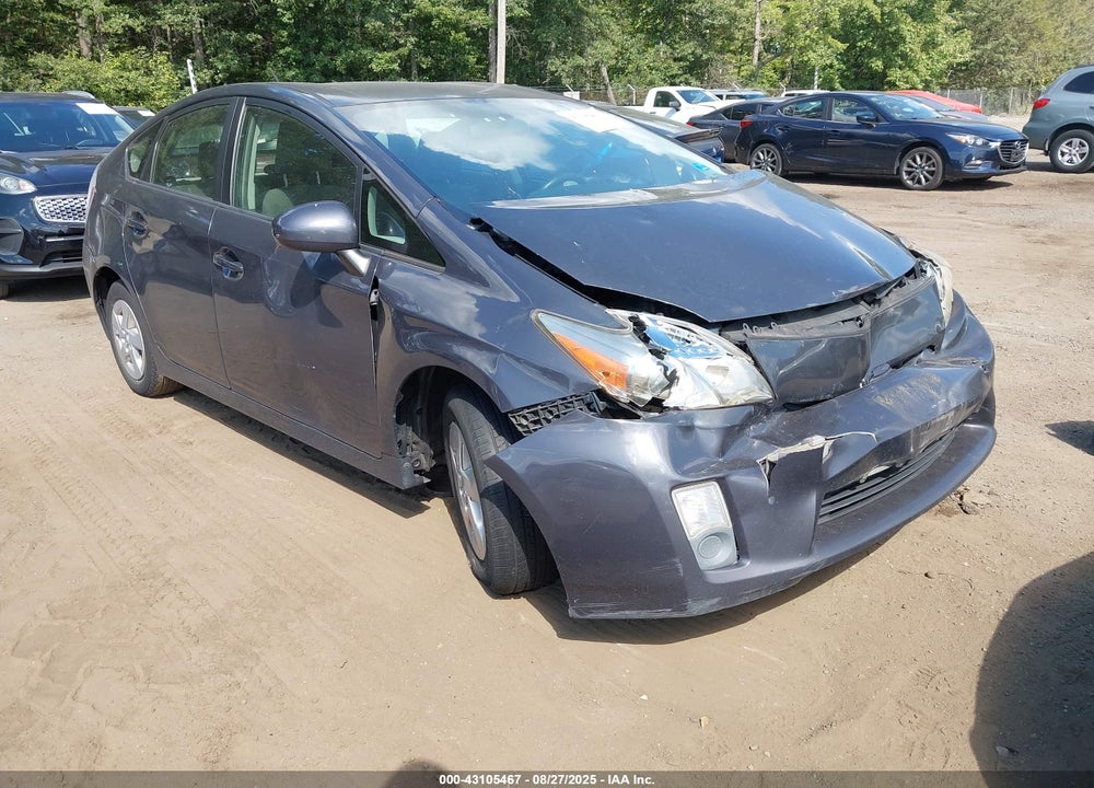 2011 TOYOTA PRIUS THREE VIN: JTDKN3DU8B0316743