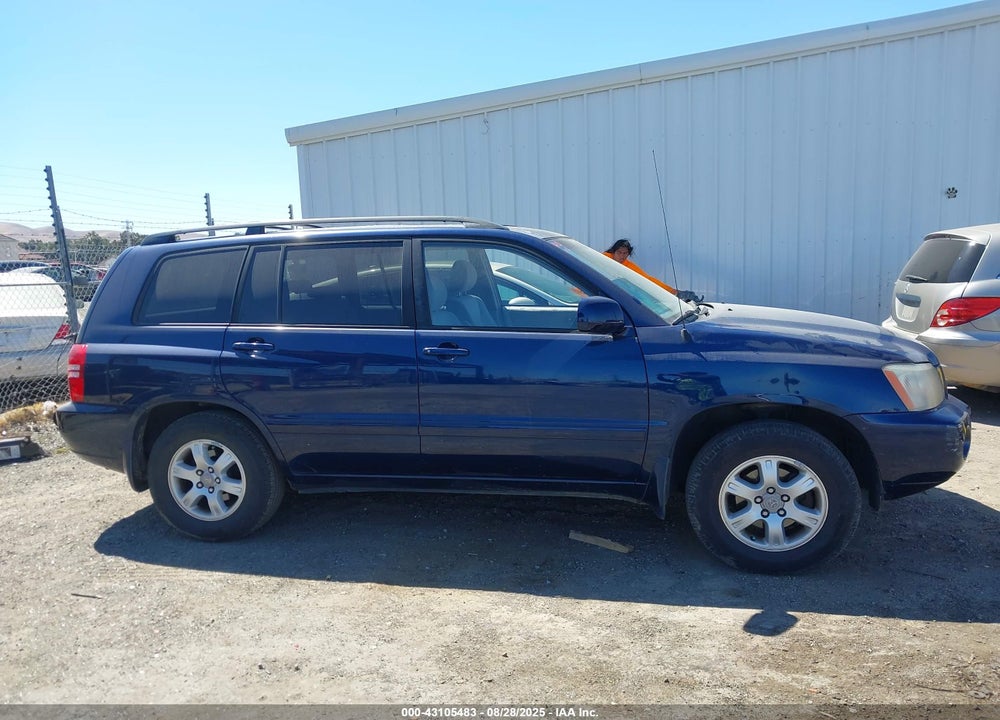2003 TOYOTA HIGHLANDER V6 VIN: JTEGF21A530103740