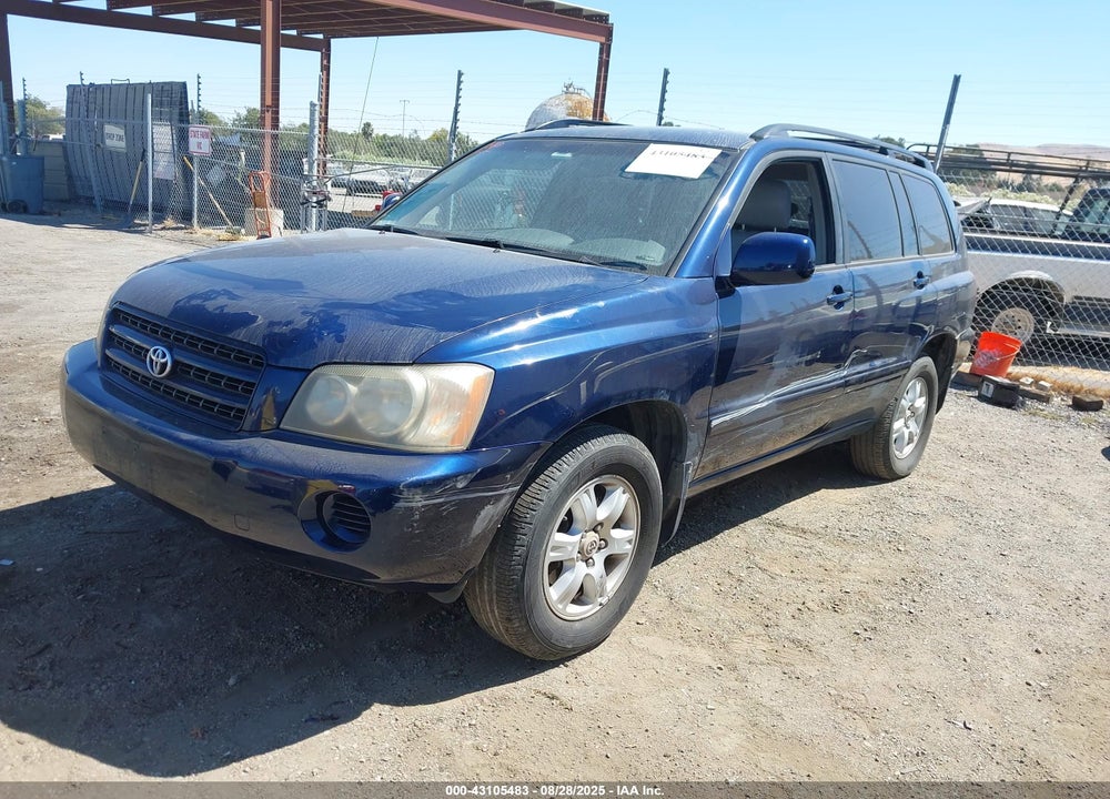 2003 TOYOTA HIGHLANDER V6 VIN: JTEGF21A530103740