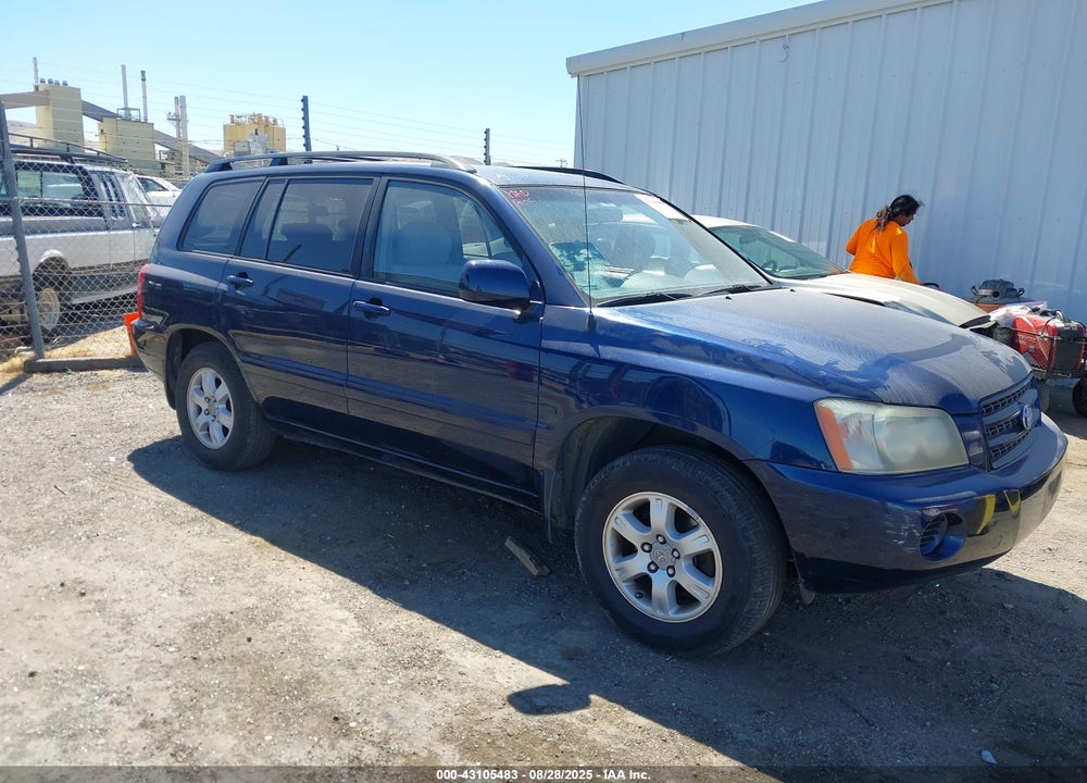 2003 TOYOTA HIGHLANDER V6 VIN: JTEGF21A530103740