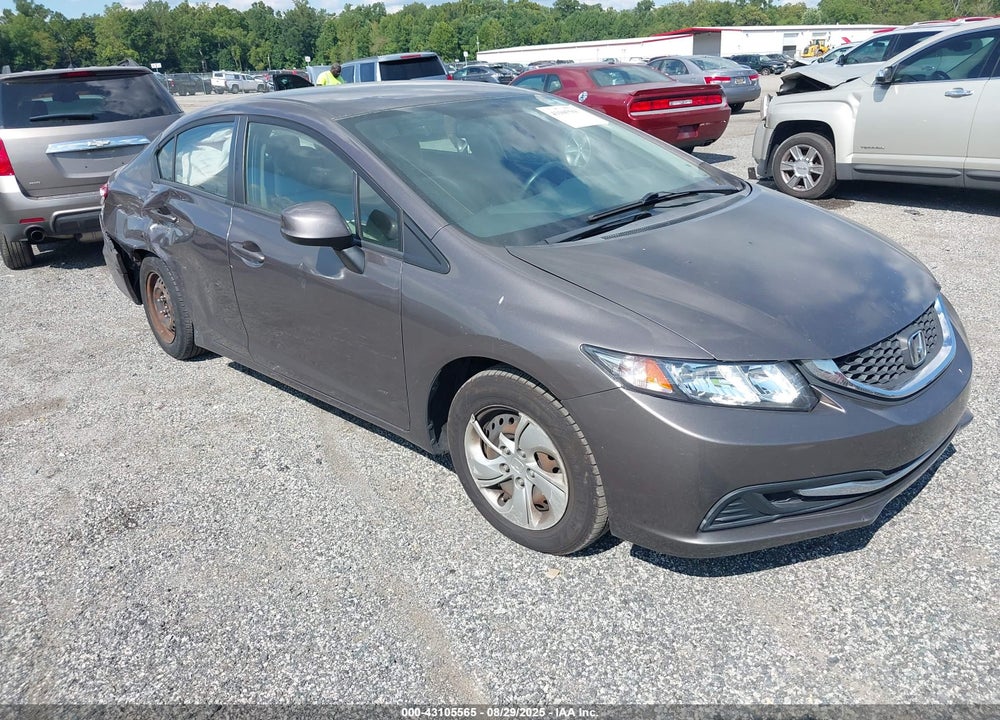 2013 HONDA CIVIC LX VIN: 19XFB2F52DE295280