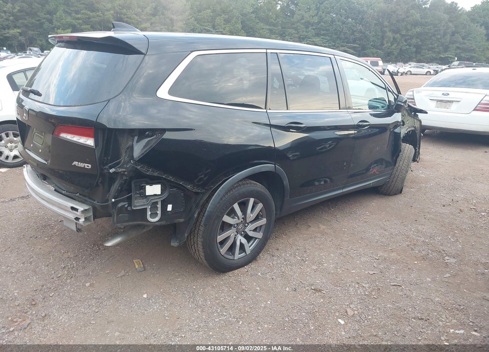 2021 HONDA PILOT VIN: 5FNYF6H50MB006568