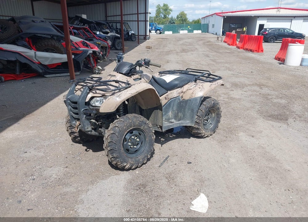2013 HONDA TRX420 FA VIN: 1HFTE3748D4400272
