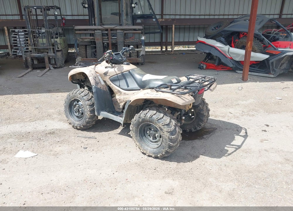 2013 HONDA TRX420 FA VIN: 1HFTE3748D4400272