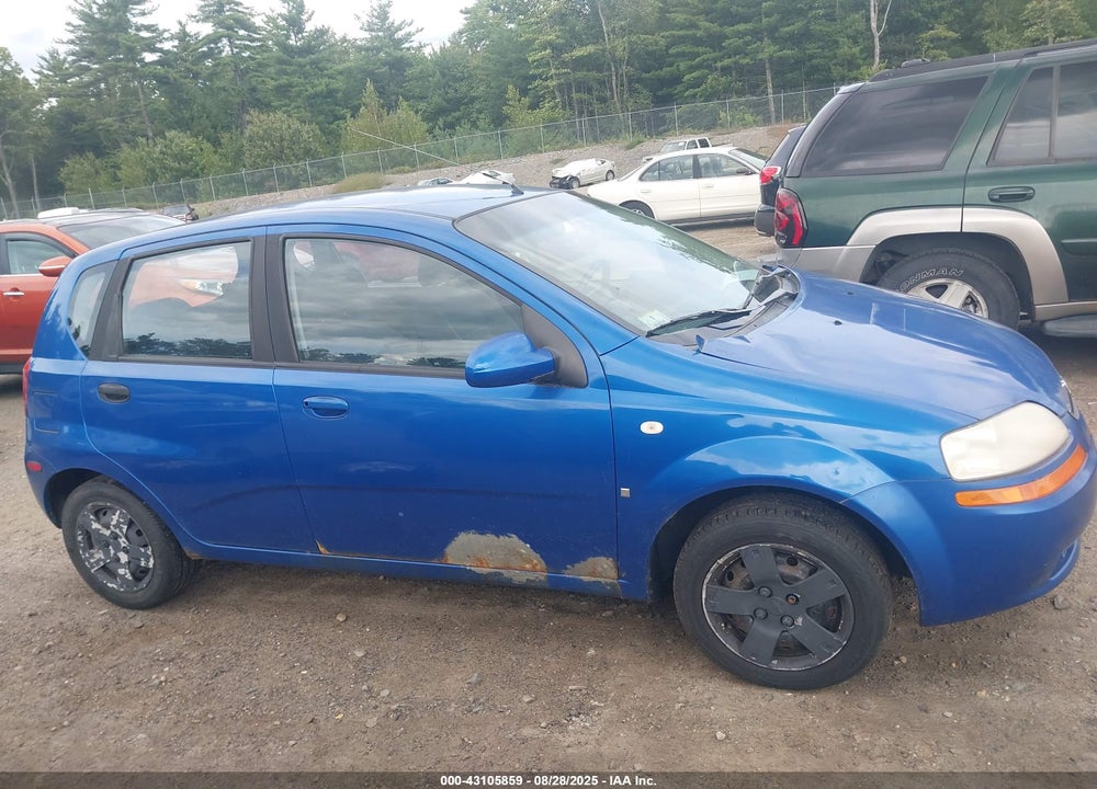 2007 CHEVROLET AVEO5 VIN: KL1TD66647B711190