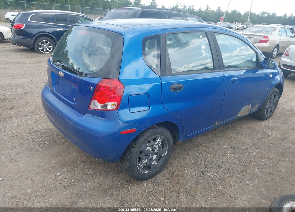2007 CHEVROLET AVEO5 VIN: KL1TD66647B711190