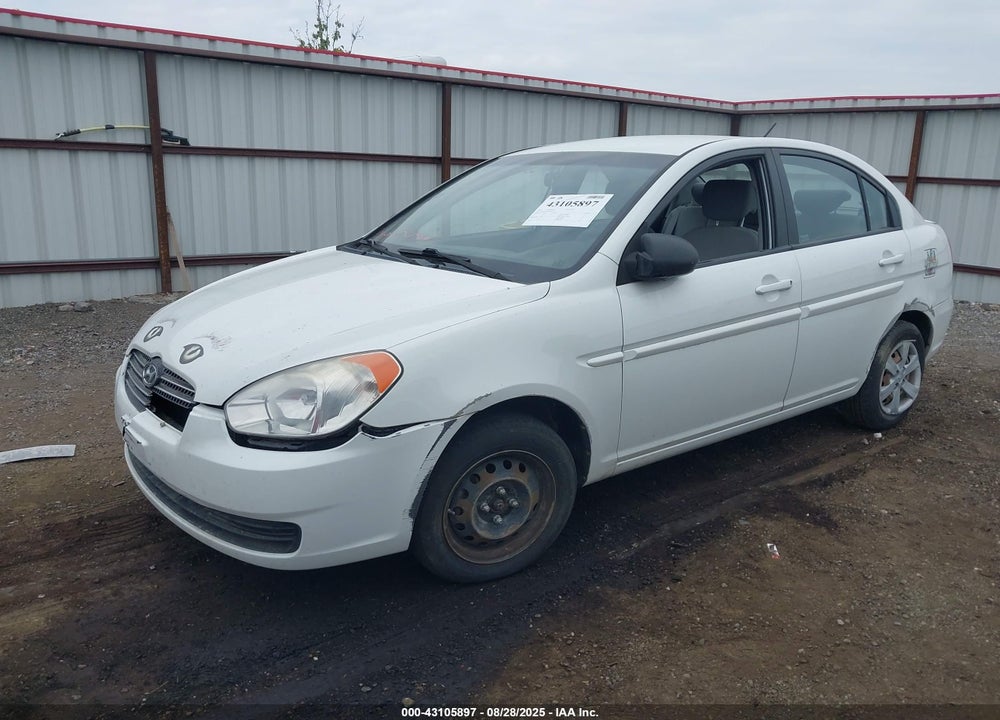 2009 HYUNDAI ACCENT GLS VIN: KMHCN46C29U341392