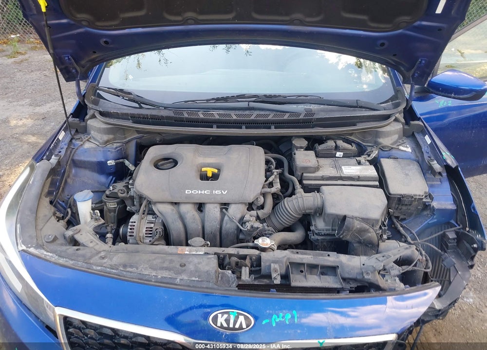 2017 KIA FORTE VIN: 3KPFK4A75HE152849