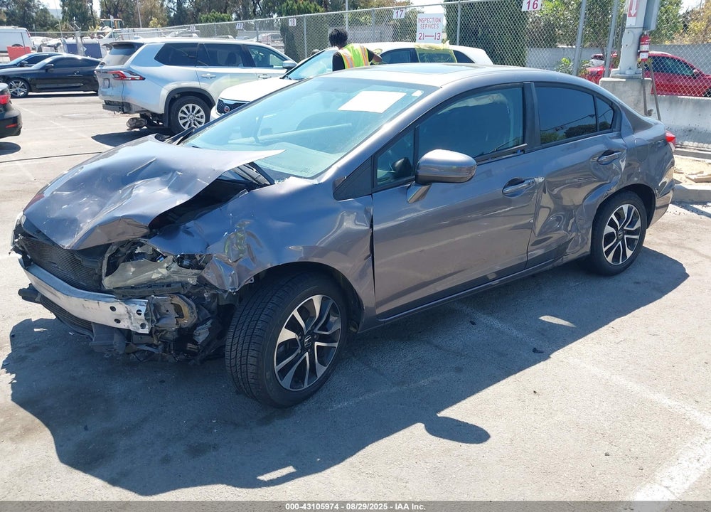2015 HONDA CIVIC VIN: 2HGFB2F81FH543327