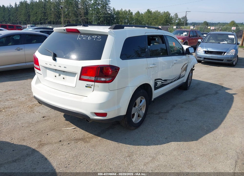 2012 DODGE JOURNEY VIN: 3C4PDCBG7CT364020