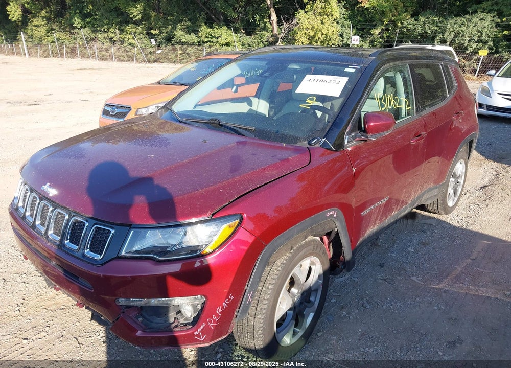 2021 JEEP COMPASS VIN: 3C4NJDCB4MT525885