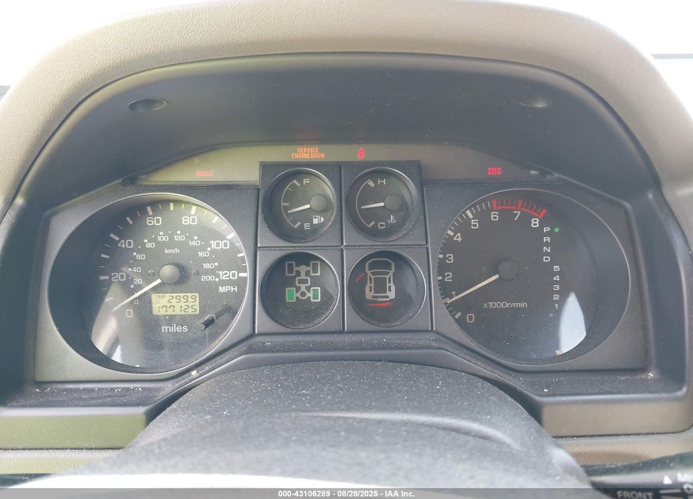 2003 MITSUBISHI MONTERO 20TH ANNIVERSARY/LIMITED VIN: JA4NW51S13J047080