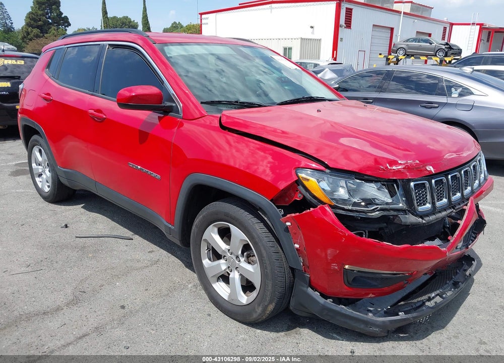 2018 JEEP COMPASS LATITUDE FWD VIN: 3C4NJCBB0JT489510