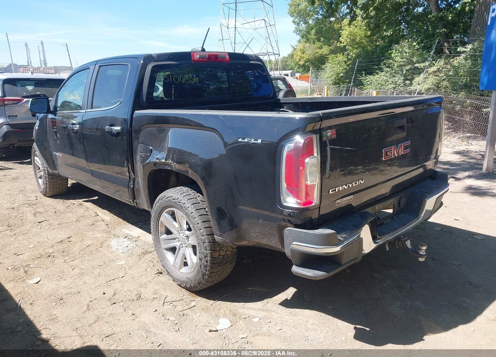 2016 GMC CANYON VIN: 1GTG6DE38G1106031