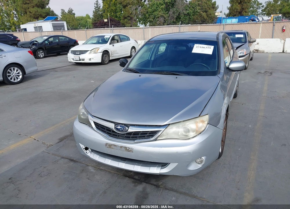 2009 SUBARU IMPREZA VIN: JF1GH63609H826734