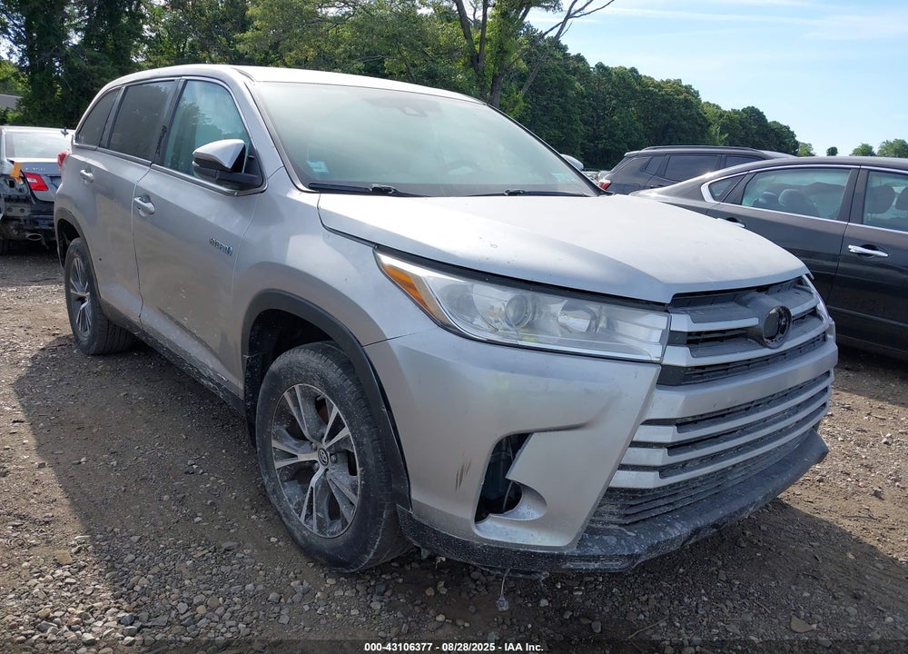 2019 TOYOTA HIGHLANDER HYBRID LE VIN: 5TDBGRFH8KS057049
