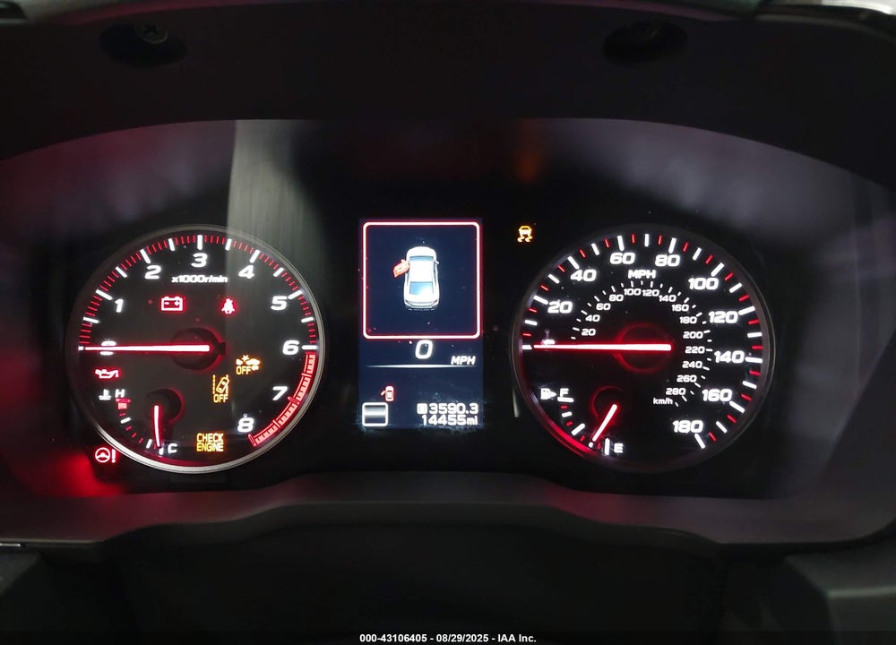 2024 SUBARU WRX VIN: JF1VBAB60R9811920