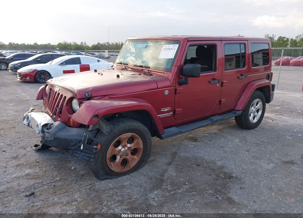 2013 JEEP WRANGLER UNLIMITED VIN: 1C4BJWEG0DL517835