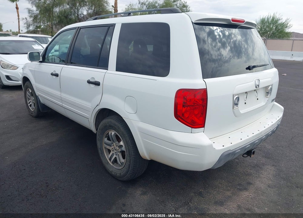 2005 HONDA PILOT EX-L VIN: 5FNYF18565B012380
